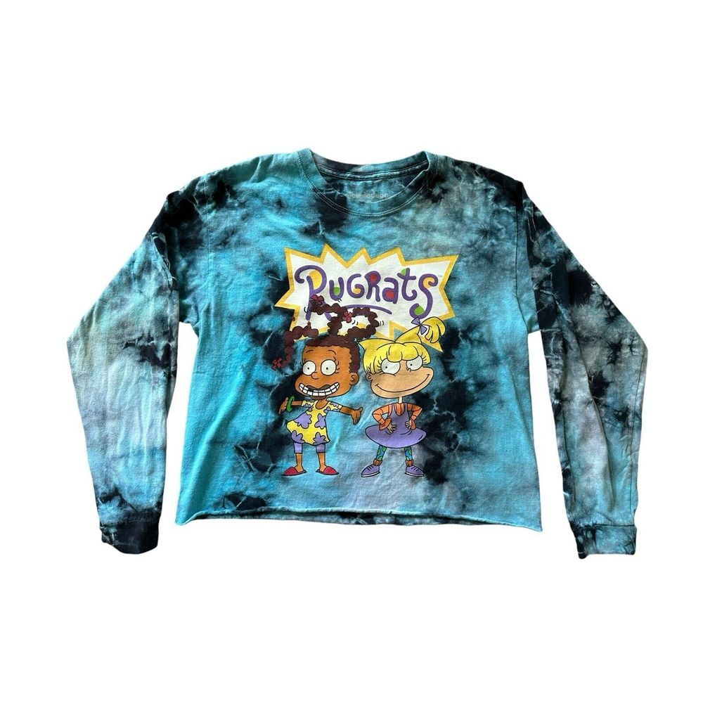 Nickelodeon Rugrats Long Sleeve Cropped Graphic T-shirt Size‎ Medium